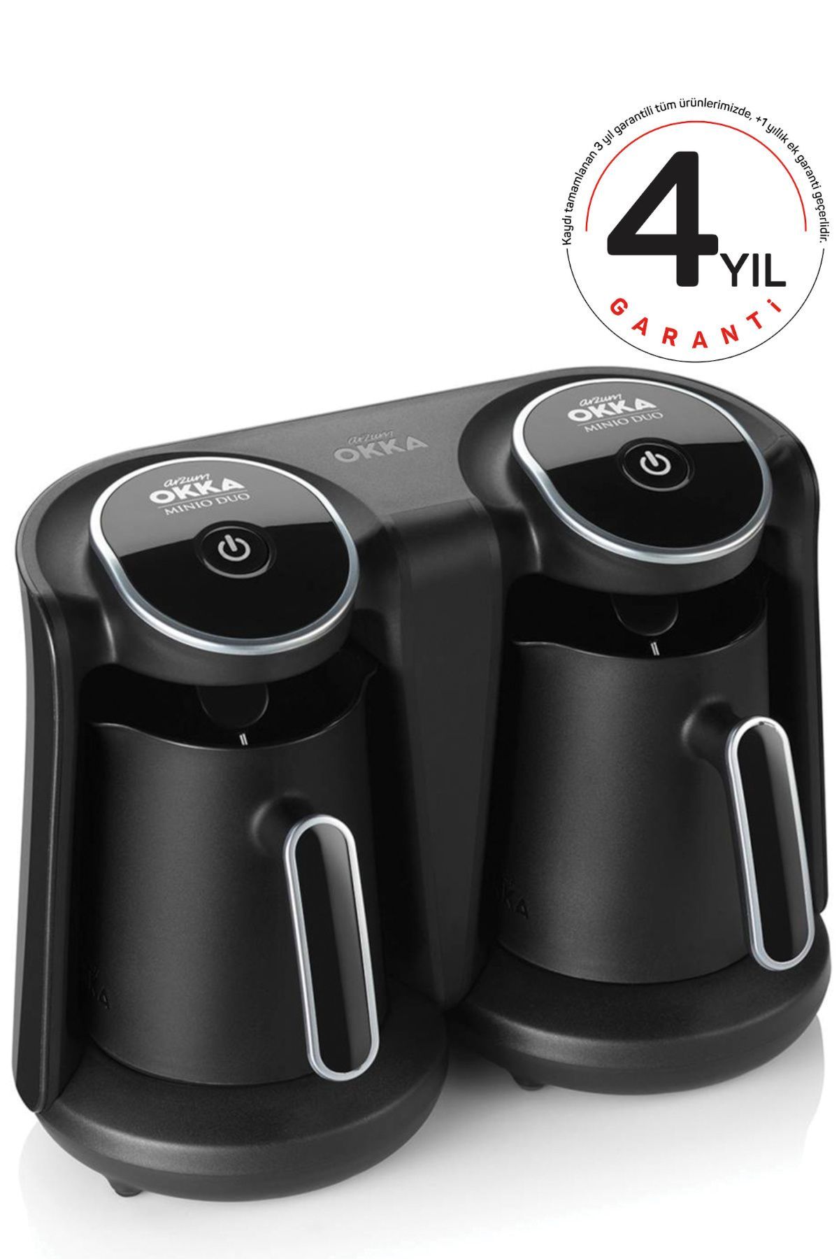 OK006-K Okka Minio Duo Türk Kahvesi Makinesi - Krom OK006-K Okka Minio Duo Türk Kahvesi Makinesi - Krom