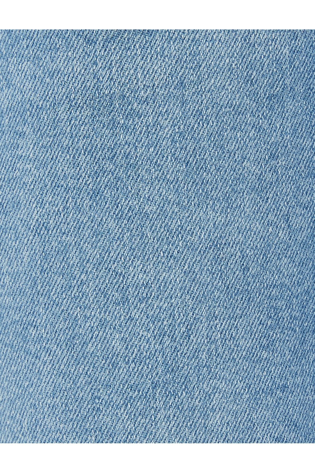 Yüksek Bel Kot Pantolon Hafif Dar Paça - Eve Jeans Yüksek Bel Kot Pantolon Hafif Dar Paça - Eve Jeans