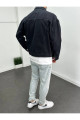 Siyah Oversize Kot Ceket