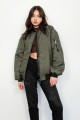 Trend Oversize Haki Bomber Mont Trend Oversize Haki Bomber Mont