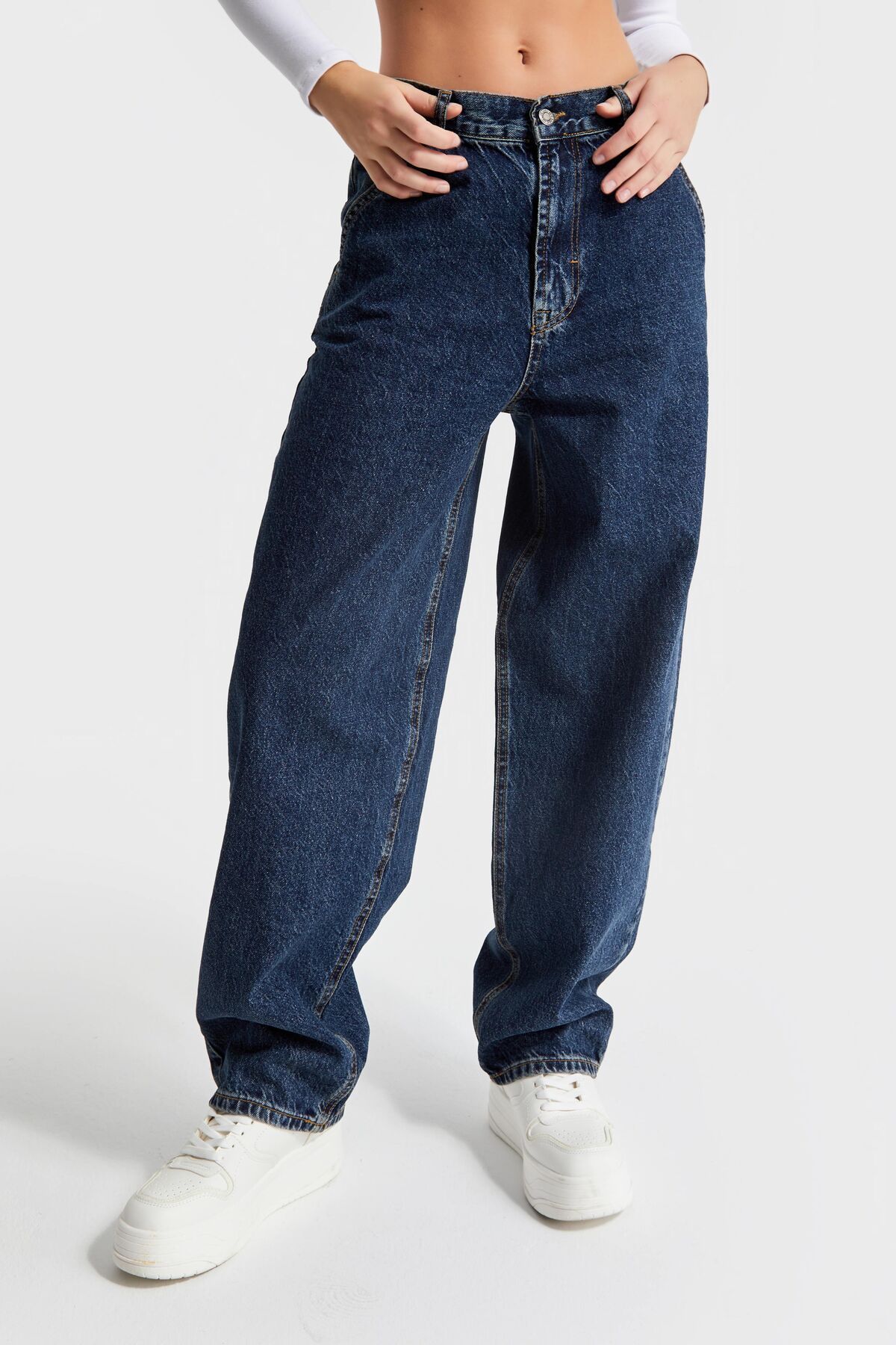 Kadın T.Kot Rengi 1w48 Skater Fit Bol kesim Denim Kadın T.Kot Rengi 1w48 Skater Fit Bol kesim Denim