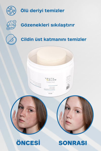 Tonik Pad - Günlük Nemlendirici, Yatıştırıcı Ve Akne Karşıtı Tonik Pad - Günlük Nemlendirici, Yatıştırıcı Ve Akne Karşıtı