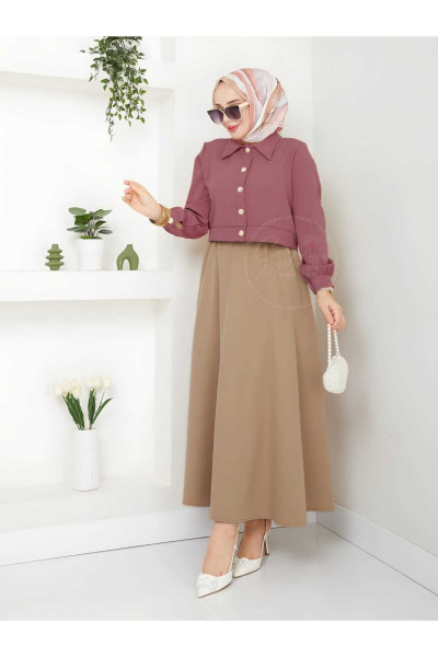 Puf Scuba Etek Kloş model Puf Scuba Etek Kloş model