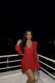 Kırmızı Simli Mini Elbise ATE-0635