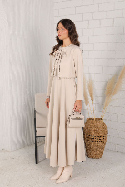 TAŞ İncili Scuba Elbise 6-5701 TAŞ İncili Scuba Elbise 6-5701