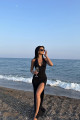 Zola Siyah Maxi Boy Yırtmaçlı Elbise Twl3 Zola Siyah Maxi Boy Yırtmaçlı Elbise Twl3