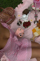 Pembe Jolanda Pötikare Elbise ATE-1079 Pembe Jolanda Pötikare Elbise ATE-1079