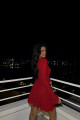 Kırmızı Simli Mini Elbise ATE-0635
