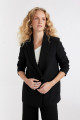 Oversize Geniş Kalıp Ceket Yaka Düğmeli Basic Düz Blazer Ceket C2457ax24au Oversize Geniş Kalıp Ceket Yaka Düğmeli Basic Düz Blazer Ceket C2457ax24au