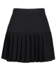 Moda Büyük Beden Regular Düz Desen Günlük Mini Boy Pilili Dokuma Etek Moda Büyük Beden Regular Düz Desen Günlük Mini Boy Pilili Dokuma Etek