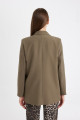 Oversize Geniş Kalıp Ceket Yaka Düğmeli Basic Düz Blazer Ceket C2457ax24au Oversize Geniş Kalıp Ceket Yaka Düğmeli Basic Düz Blazer Ceket C2457ax24au