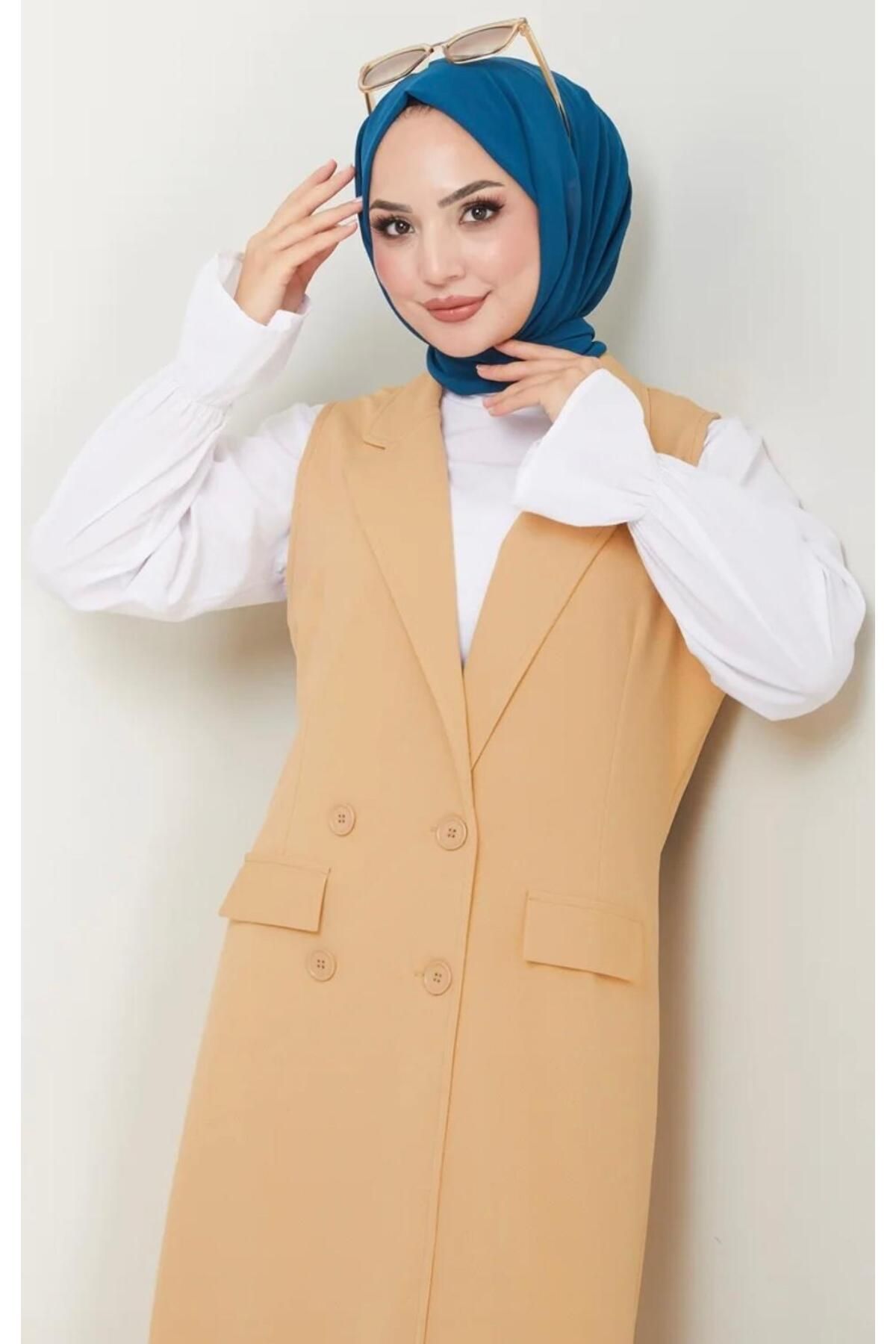 SİMAY TESETTÜR YELEKLİ TAKIM EL9249