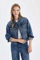 Regular Fit Düğmeli Yıkamalı Jean Ceket D4172ax24wn Regular Fit Düğmeli Yıkamalı Jean Ceket D4172ax24wn