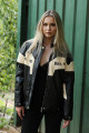 Unisex Oversize Deri Motorcu Ceketi