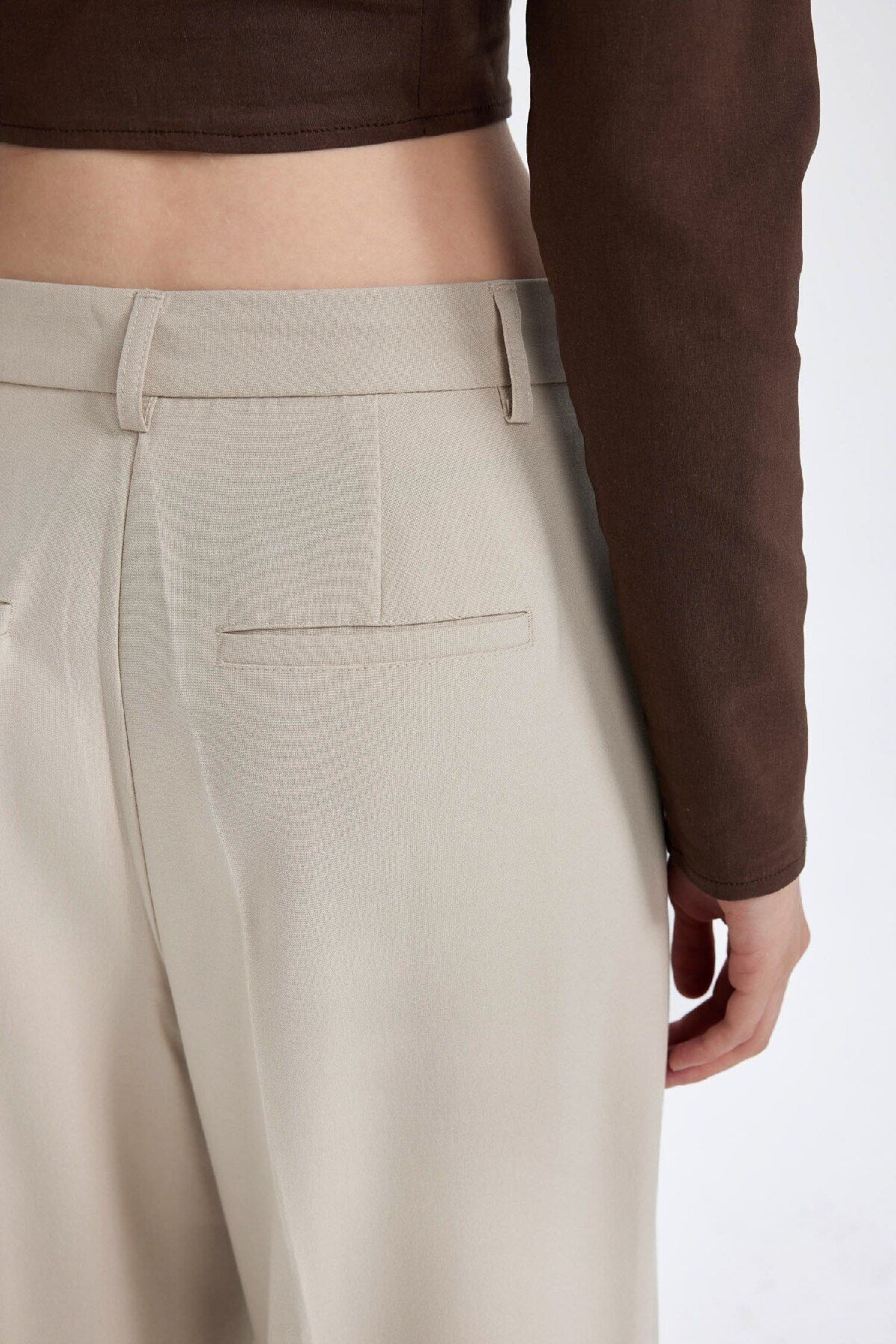 Klasik Pantolon Wide Leg Geniş Bol Paça Fleto Cepli Yüksek Bel Standart Boy Basic Düz D8150ax24au Klasik Pantolon Wide Leg Geniş Bol Paça Fleto Cepli Yüksek Bel Standart Boy Basic Düz D8150ax24au