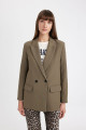 Oversize Geniş Kalıp Ceket Yaka Düğmeli Basic Düz Blazer Ceket C2457ax24au Oversize Geniş Kalıp Ceket Yaka Düğmeli Basic Düz Blazer Ceket C2457ax24au