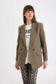 Oversize Geniş Kalıp Ceket Yaka Düğmeli Basic Düz Blazer Ceket C2457ax24au Oversize Geniş Kalıp Ceket Yaka Düğmeli Basic Düz Blazer Ceket C2457ax24au
