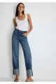 Savannah Cuffed Iconic Puslu Koyu Mavi Jean Pantolon 1010640-87927 Savannah Cuffed Iconic Puslu Koyu Mavi Jean Pantolon 1010640-87927