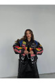 Unisex Oversize Redbull Baskılı Bomber Ceket Unisex Oversize Redbull Baskılı Bomber Ceket