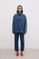 Oversize Kot Ceket Orta Mavi Oversize Kot Ceket Orta Mavi