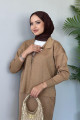 Sindirella Etekli Triko Takım Camel Sindirella Etekli Triko Takım Camel