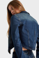 Kadın T.Kot Rengi 2w48 Likralı Denim Ceket Kadın T.Kot Rengi 2w48 Likralı Denim Ceket