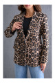 Leopar Blazer Kaşe Ceket Leopar Blazer Kaşe Ceket