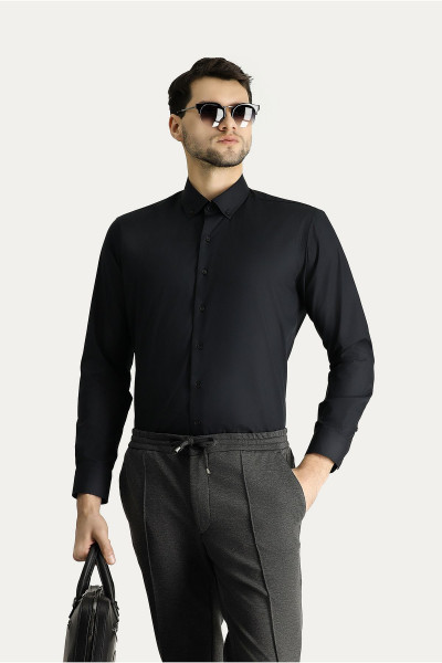 Uzun Kol Slim Fit Dar Kesim Non Iron Ütü Gerektirmeyen Pamuklu Gömlek Uzun Kol Slim Fit Dar Kesim Non Iron Ütü Gerektirmeyen Pamuklu Gömlek