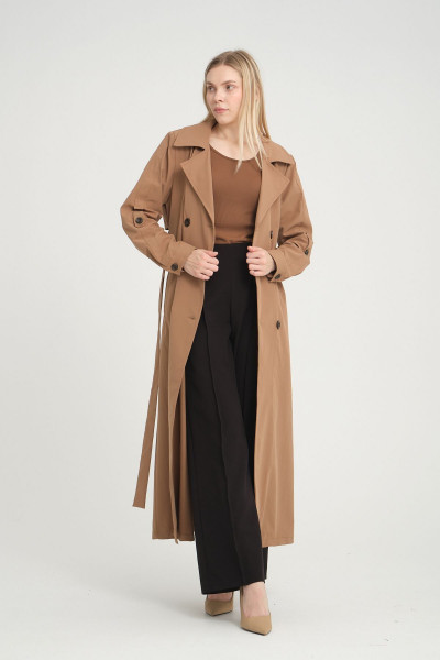 Su Geçirmez Kırışmaz Uzun Trençkot Camel ( 135 Cm) 3910 Su Geçirmez Kırışmaz Uzun Trençkot Camel ( 135 Cm) 3910