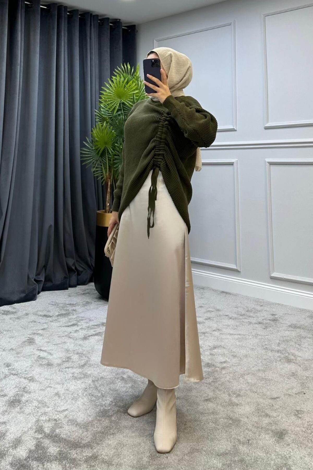 Saten Etek Bej Saten Etek Bej