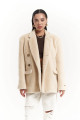 Mai Collection Marisol Yaka Detay Bej Blazer Mai Collection Marisol Yaka Detay Bej Blazer