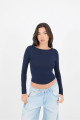 Sırt Dekolteli Uzun Kollu Bluz B13327-İ1 Sırt Dekolteli Uzun Kollu Bluz B13327-İ1