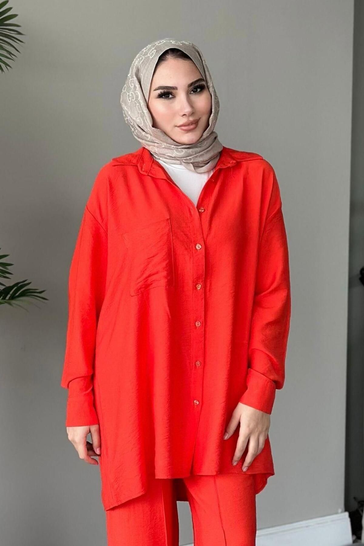 Noir Pantolon Takım Turuncu Noir Pantolon Takım Turuncu