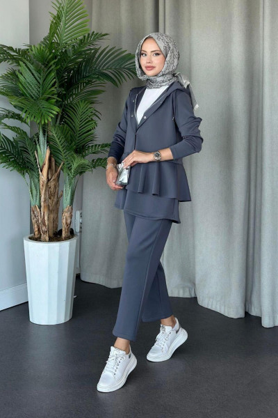 Lady Scuba Takım Gri Lady Scuba Takım Gri