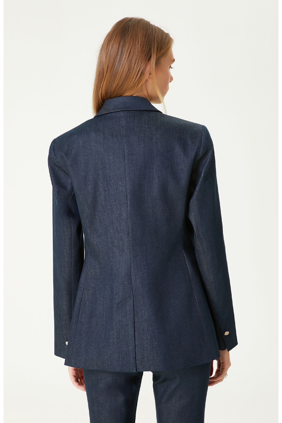Koyu Indigo Mavi Denim Ceket Koyu Indigo Mavi Denim Ceket