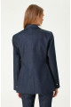 Koyu Indigo Mavi Denim Ceket Koyu Indigo Mavi Denim Ceket