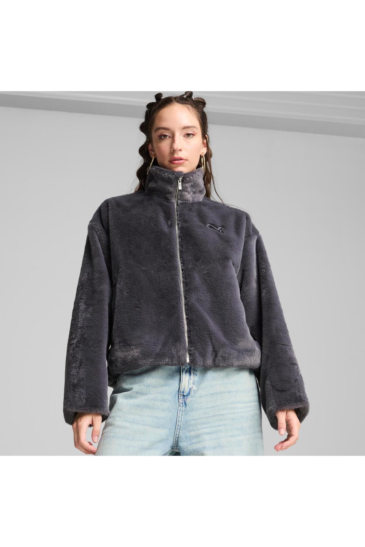 Soft Fleece Kadın Gri Mont 62651769 Soft Fleece Kadın Gri Mont 62651769