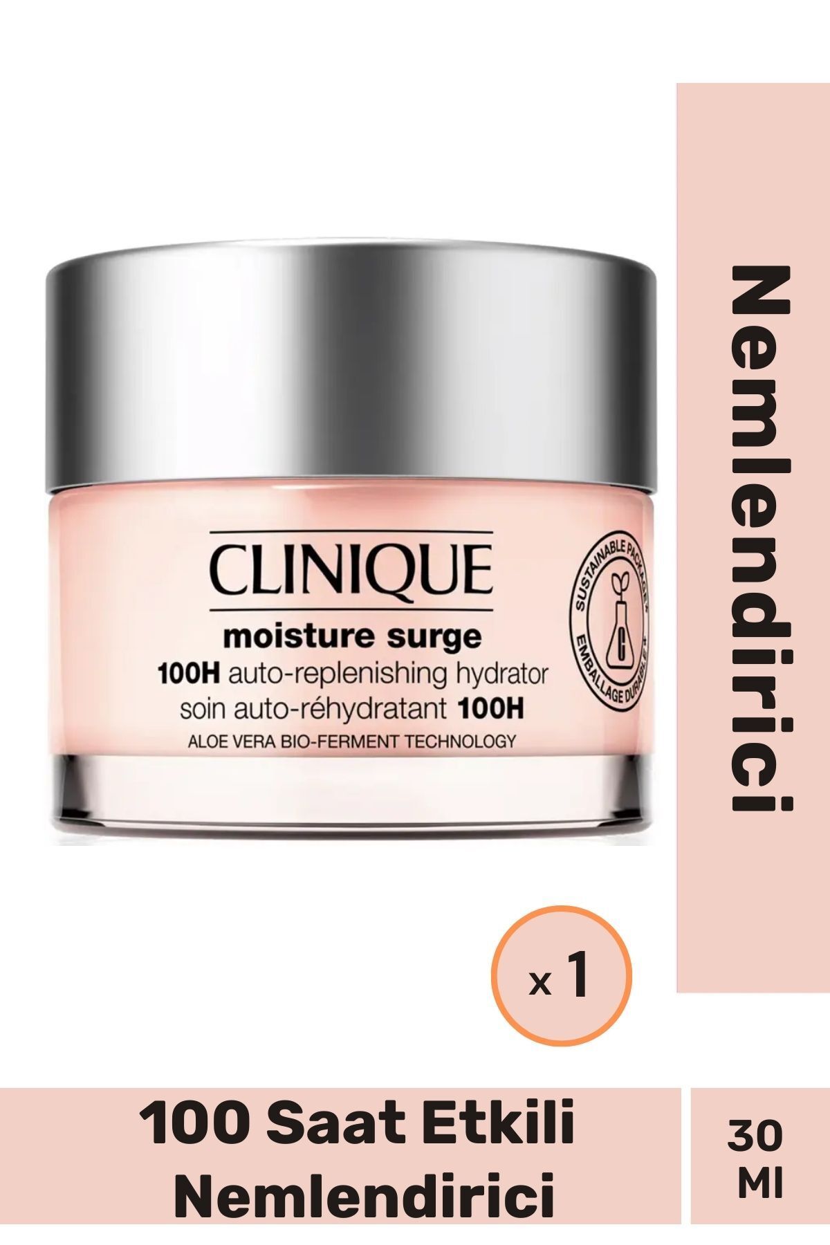 Moisture Surge Dolgun, Işıltılı Cilt Hyalüronik Asit 100 Saat Etkili Nemlendirici 30 ml