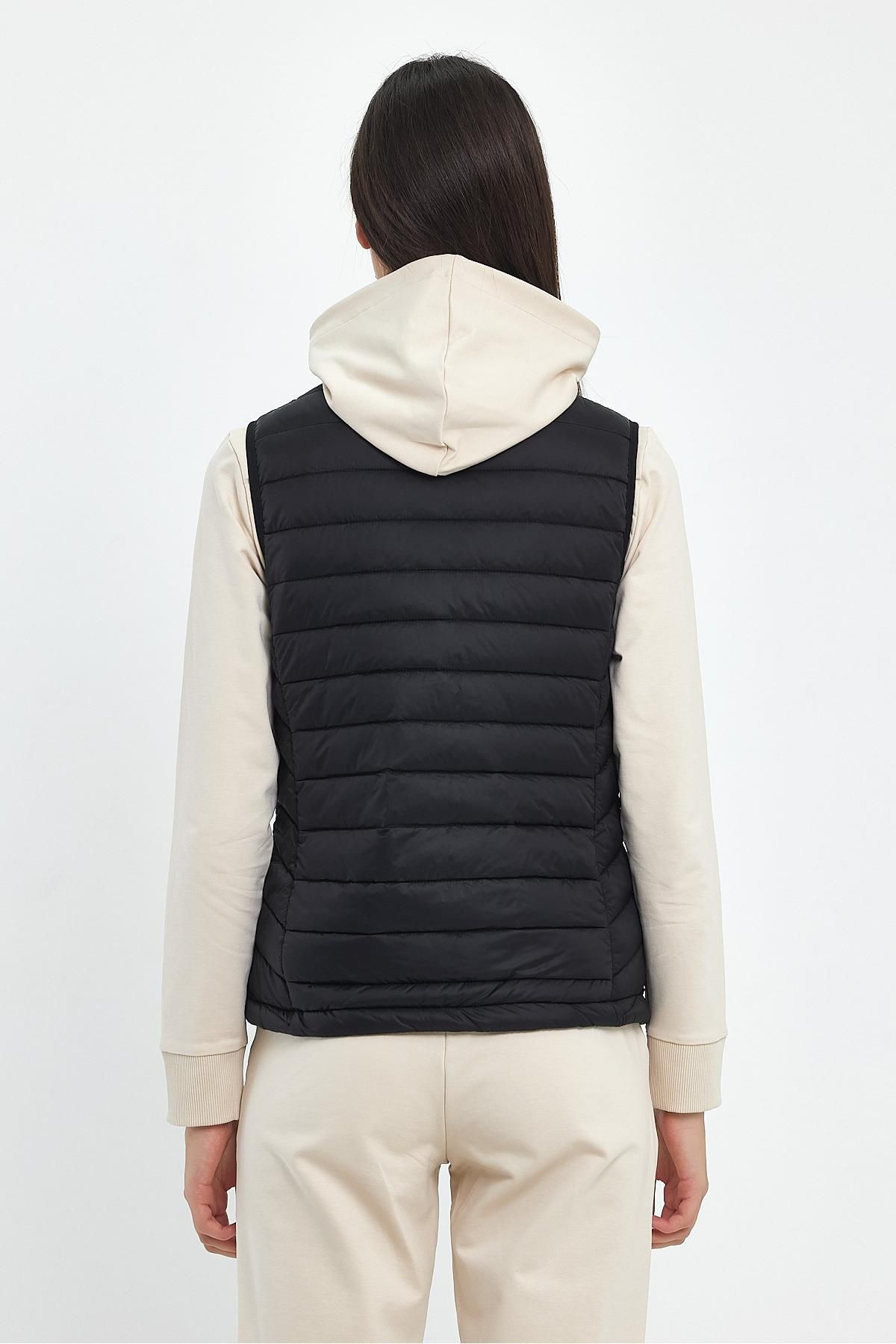 Kadın Sophia Siyah Kadın Basic Puffer Yelek Kadın Sophia Siyah Kadın Basic Puffer Yelek