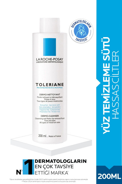 La Roche-posay Toleriane Dermo Nettoyant Yüz Temizleme Sütü 200 ml La Roche-posay Toleriane Dermo Nettoyant Yüz Temizleme Sütü 200 ml