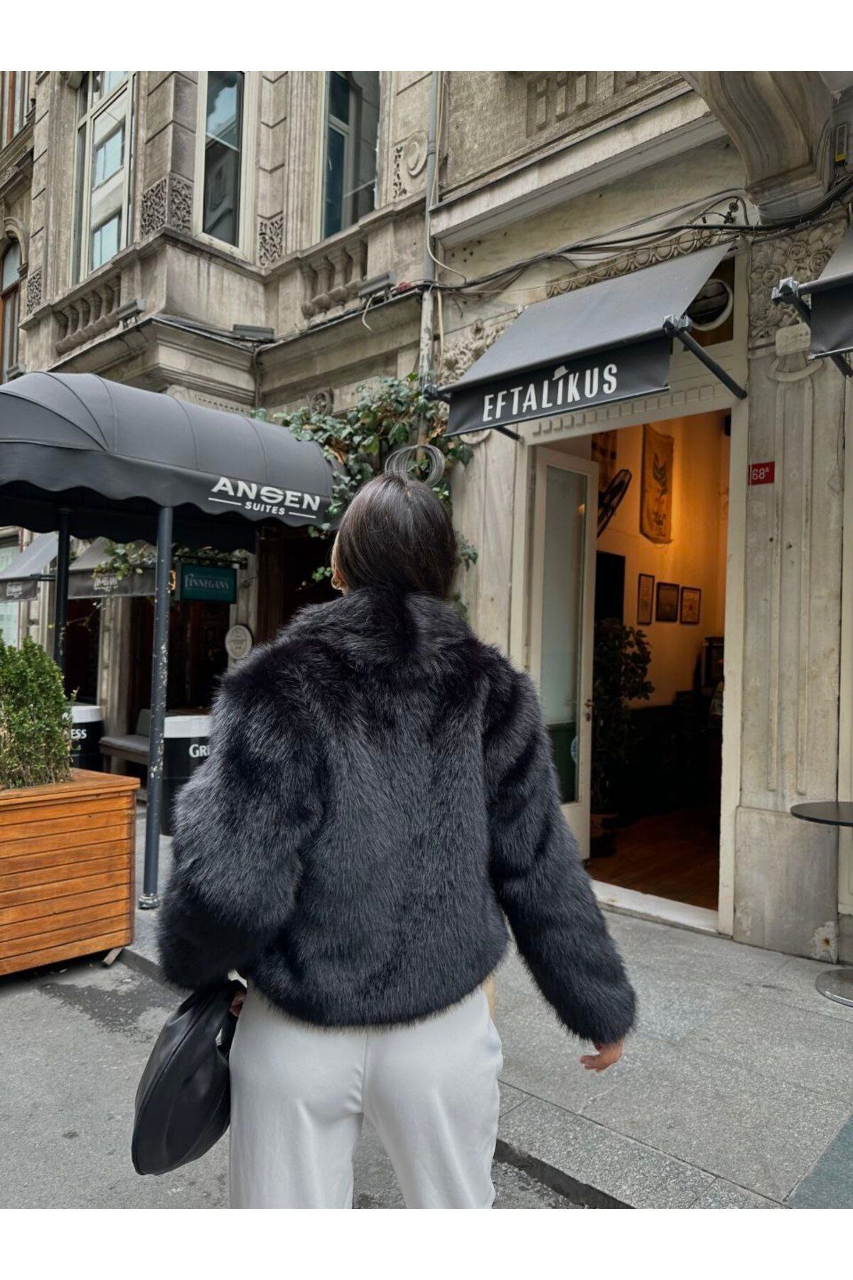 kadın yenı sezon sal yaka kürk
