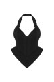 Korse Görünümlü Crop Top Korse Görünümlü Crop Top
