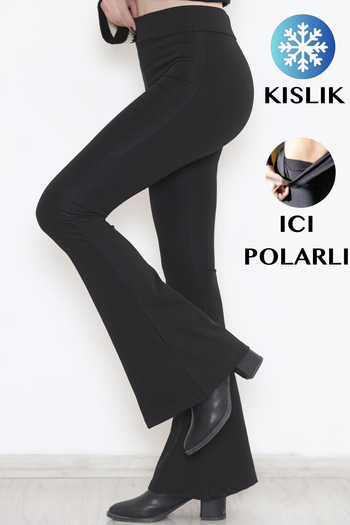 Kışlık Termal Içi Polarlı Tayt Kadın Ispanyol Paça Dalgıç Kumaş Yüksek Bel Toparlayıcı Tayt Pantolon Kışlık Termal Içi Polarlı Tayt Kadın Ispanyol Paça Dalgıç Kumaş Yüksek Bel Toparlayıcı Tayt Pantolon