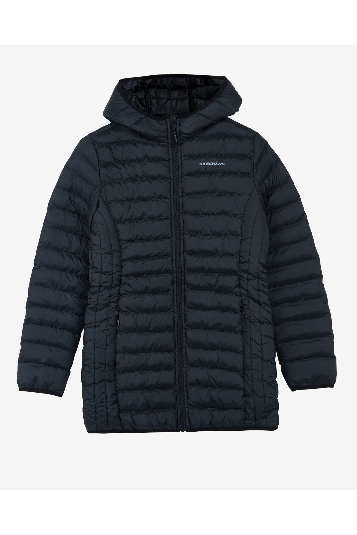 W Essential Midi Length Hooded Jacket Kadın Siyah Mont S212276-001 W Essential Midi Length Hooded Jacket Kadın Siyah Mont S212276-001