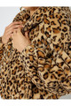 X Zeynep Bastık - Leopar Peluş Ceket Kapüşonlu Cepli X Zeynep Bastık - Leopar Peluş Ceket Kapüşonlu Cepli