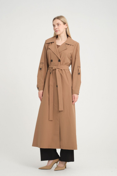 Su Geçirmez Kırışmaz Uzun Trençkot Camel ( 135 Cm) 3910 Su Geçirmez Kırışmaz Uzun Trençkot Camel ( 135 Cm) 3910