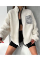 oversize kalıp pelüş ceket unisex oversize kalıp pelüş ceket unisex