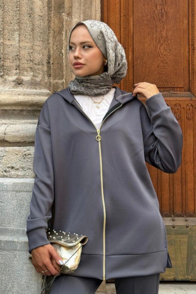 Venessa Scuba Takım Füme Venessa Scuba Takım Füme