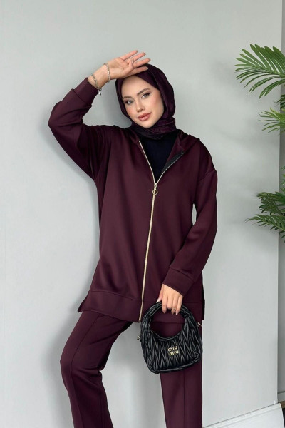 Venessa Scuba Takım Bordo Venessa Scuba Takım Bordo