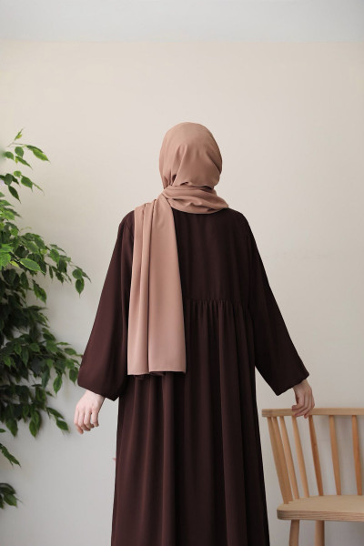 Robalı Elbise KAHVE Robalı Elbise KAHVE
